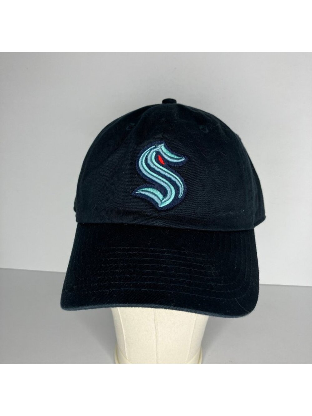 Seattle Kraken Fan Favorite Baseball Cap Adjustable Men's Blue Official NHL